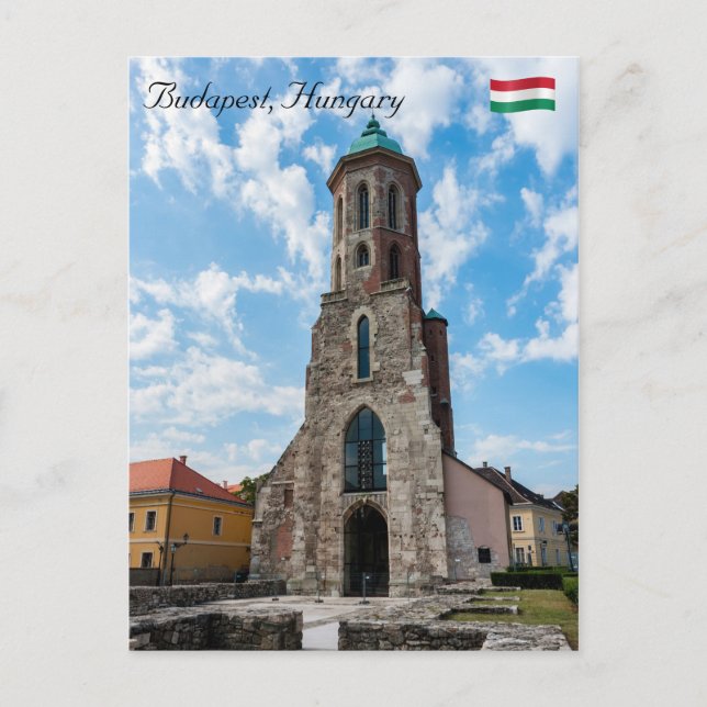 Mary Magdalene Church - Budapest, Hungary Postcard (Front)