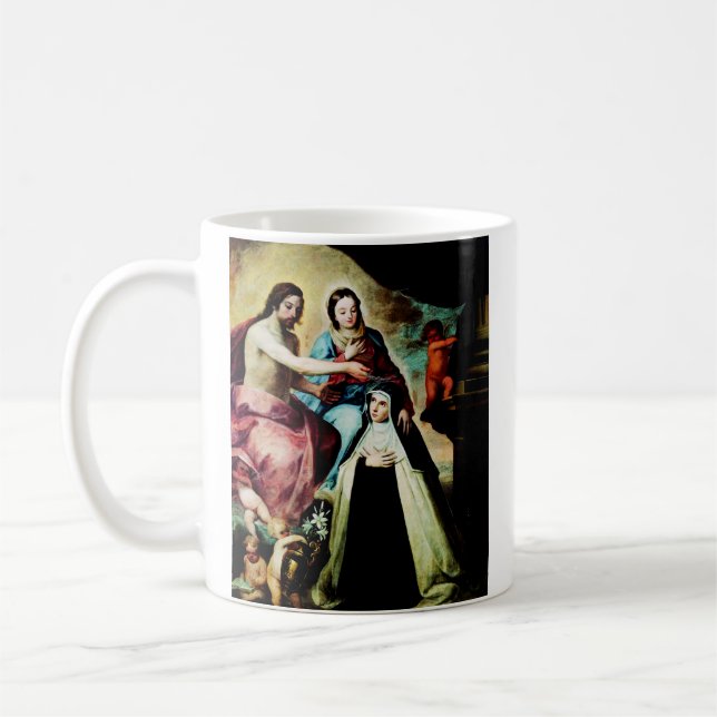 Mary Magdalene de Pazzi by Pedro de Moya Coffee Mug (Left)