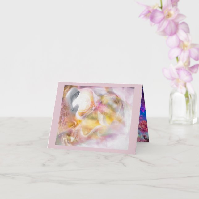 MARY MAGDALENE ETERNAL ROSE CARD (Orchid)