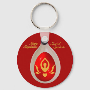 Mary Magdalene - Four Sacred Symbols Key Ring