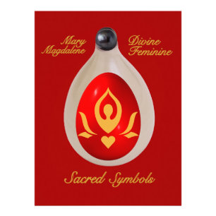 Mary Magdalene - Four Sacred Symbols  Photo Print