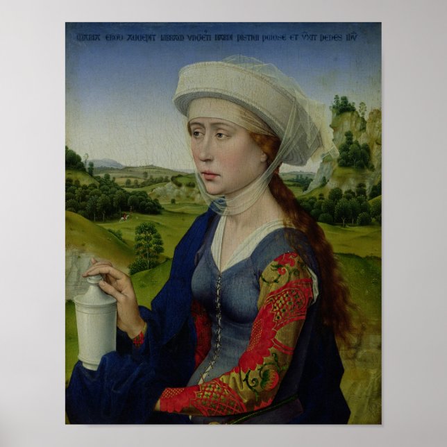 Mary Magdalene, from the right hand panel Poster (Front)