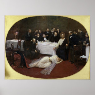 Mary Magdalene in the house of the Pharisee Poster