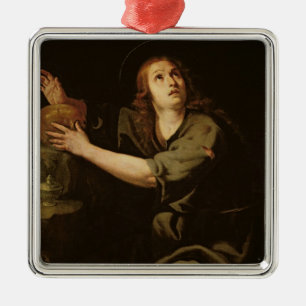 Mary Magdalene Metal Tree Decoration