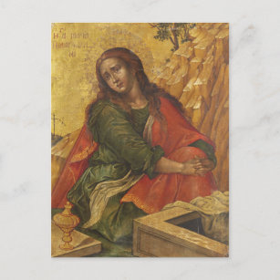 Mary Magdalene Orthodox Christian Byzantine Icon Postcard