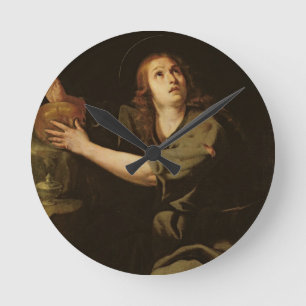 Mary Magdalene Round Clock