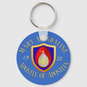 Mary Magdaline Apostle of Apostles 07/22 Feast Day Key Ring
