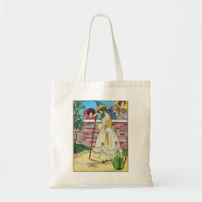 Mary Mary Quite Contrary How Does Your Garden Grow Tote Bag (Front)