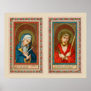 Mary, Mater Dolorosa & Jesus, Ecce Homo Poster