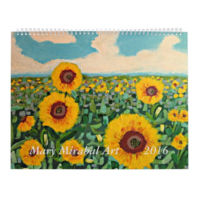 Mary Mirabal Art 2016 Calendar (Cover)