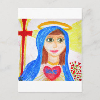 Mary, Mother of Love Postcard