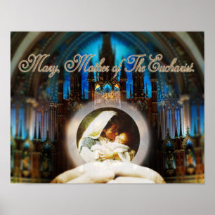 MARY, MOTHER OF THE EUCHARIST. POSTER