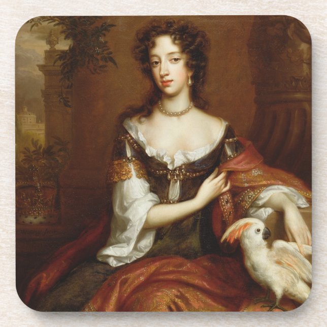 Mary of Modena (1658-1718), c.1685 (oil on canvas) Coaster (Front)