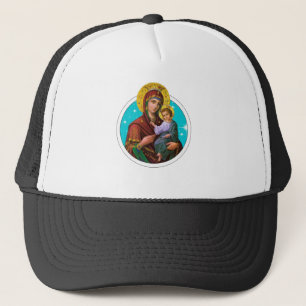 Mary Our Lady of Perpetual Help Mother of God Baby Trucker Hat