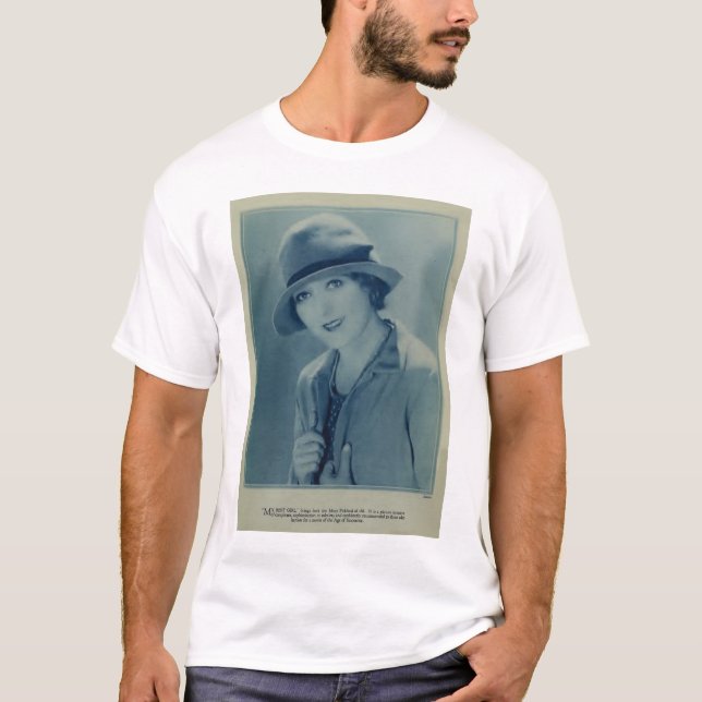Mary Pickford 1928 portrait with hat T-Shirt (Front)