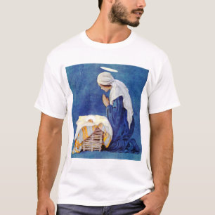 Mary Praying And Baby Jesus T-Shirt