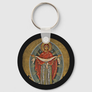Mary Protector Theotokos Key Ring