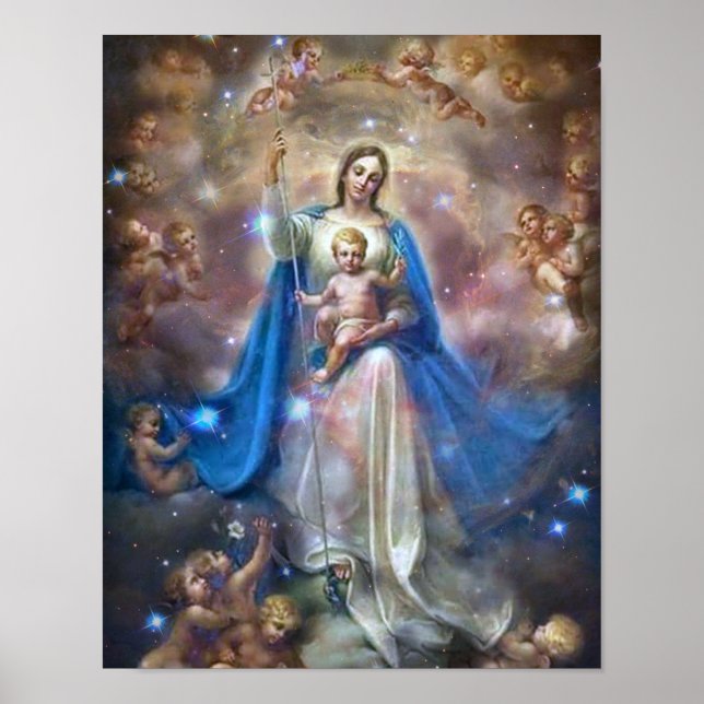 Mary, Queen of Angels. Poster (Front)