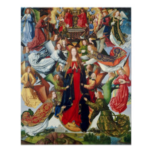 Mary, Queen of Heaven, c. 1485- 1500 Poster