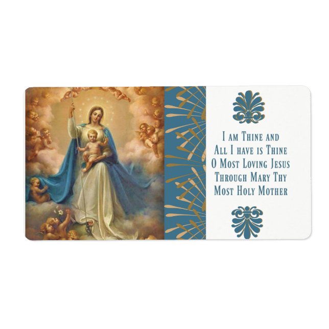 Mary Queen of Heaven Jesus Angels (Front)