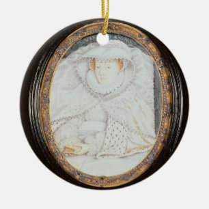 Mary Queen of Scots (1542-87) as a Widow Ceramic Tree Decoration