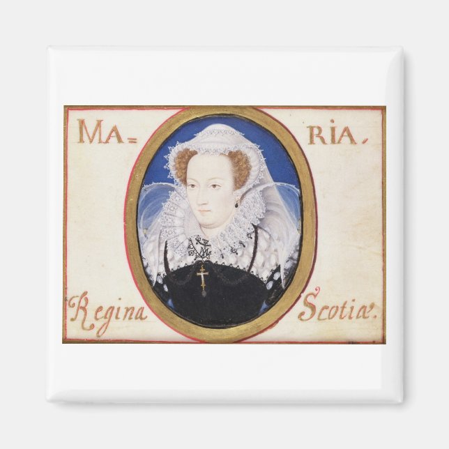Mary Queen of Scots (1542-87) (gouache on vellum) Magnet (Front)