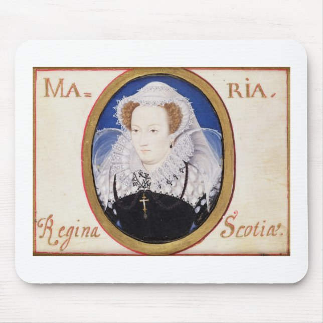 Mary Queen of Scots (1542-87) (gouache on vellum) Mouse Mat (Front)