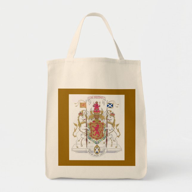 MARY QUEEN OF SCOTS COURT OF ARMS TOTE BAG (Front)