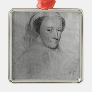 Mary, Queen of Scots in white mourning, 1560 Metal Tree Decoration