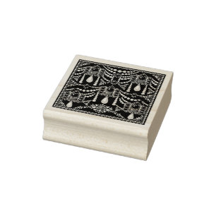 Mary Queen of Scots Jewells Inspired Design  Rubber Stamp