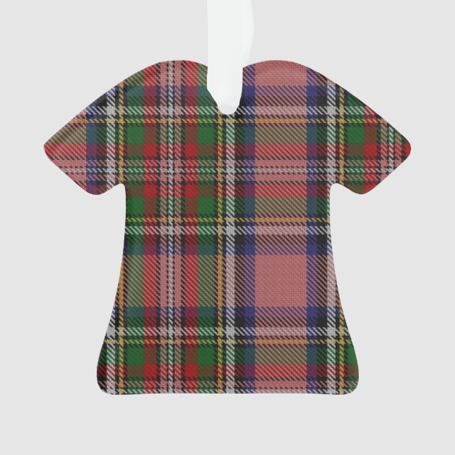 Mary Queen of Scots Tartan T-shirt Ornament (Front)