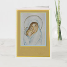 Mary’s Mantle Foil Christmas Card