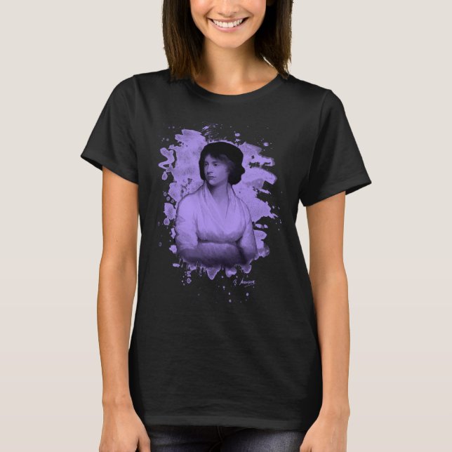 Mary Shelley (Wollstonecraft) Tribute T-Shirt (Front)