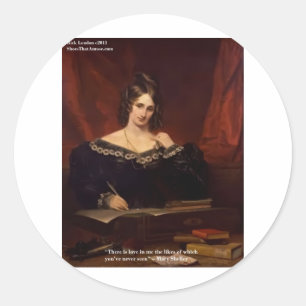 Mary Shelly "Love Never Seen" Gifts & Cards Classic Round Sticker