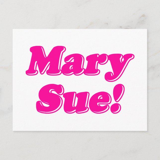 Mary Sue! Postcard (Front)