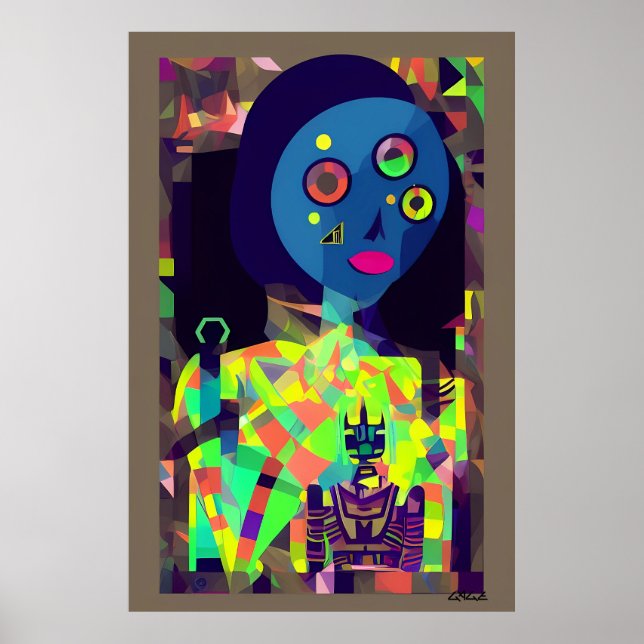 Mary Sue with Her Cyber Love True Poster (Front)