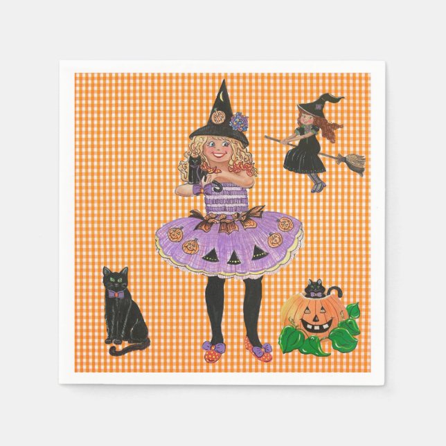 Mary the Witch Napkins (Front)