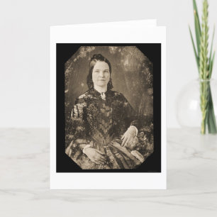 Mary Todd Lincoln Daguerreotype 1846 Card
