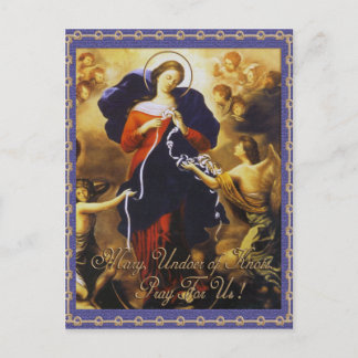 MARY, UNDOER OF KNOTS PRAY FOR US POSTCARD
