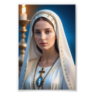 Mary Virgin Jesus  Photo Print