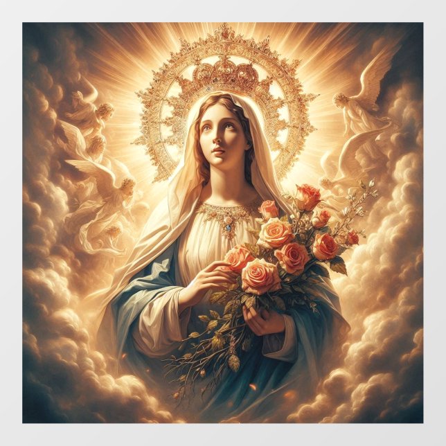 Mary Virgin Window Cling (Sheet)