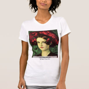 Mary With A Red Hat By Stuck Franz Von T-Shirt