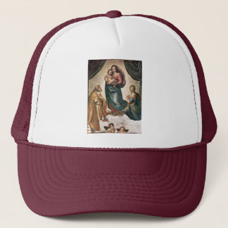 Mary With Christ Child St. Pope Sixtus Ii And St. Trucker Hat