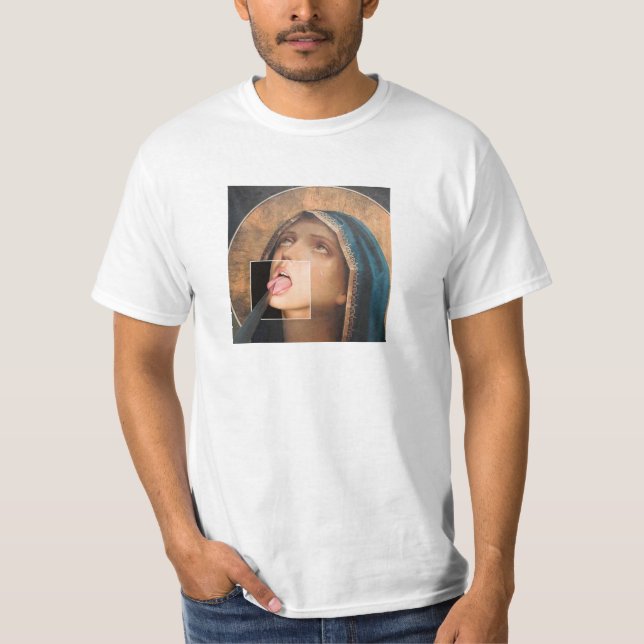 Mary with knife T-Shirt (Front)