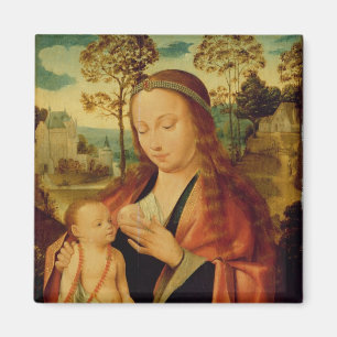 Mary with the Christ Child, early 16th century Magnet
