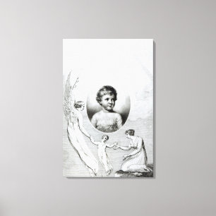 Mary Wollstonecraft Shelley  as a child Canvas Print