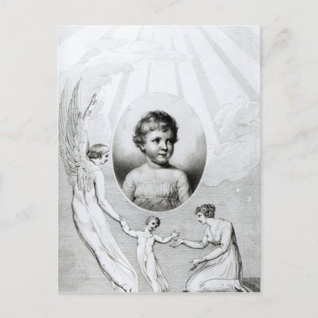 Mary Wollstonecraft Shelley  as a child Postcard (Front)