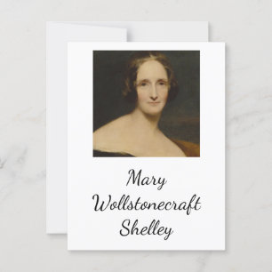 Mary Wollstonecraft Shelley[- Frankenstein Author Postcard