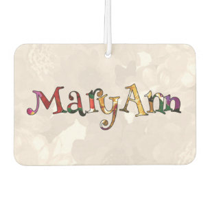 MaryAnn Colourful Fun Air Freshener: Cucumber-Mint Car Air Freshener