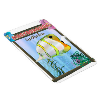 Maryborough Australia Tropical travel poster Magnet